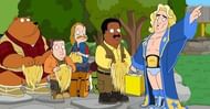 Animated Ric Flair was just as flashy